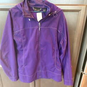 Marmot Purple Ski & Snow Jacket with High Collar